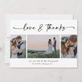 Liefde en Bedankt Foto Wedding (Voorkant)