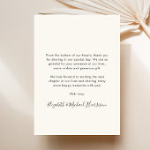 Liefde en Bedankt Fotocrème Bruiloft