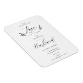 Liefde en Bedankt Funny Moeder-in-lawQuote Handsch Magneet (Rechterzijde)