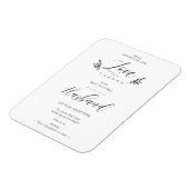 Liefde en Bedankt Funny Moeder-in-lawQuote Handsch Magneet (Linkerzijde)