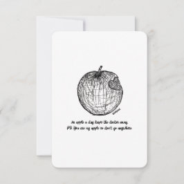 Liefde en bedankt, ga niet weg, platte Kaart