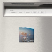 Liefde en Bedankt | Huwelijksfoto Dank u gunst Magneet (Insitu (Vaatwasser))