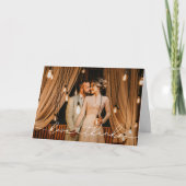 Liefde en Bedankt Moderne persoonlijke bruiloft fo (Voorkant)