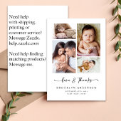 Liefde en Bedankt | Moderne vier nieuwe baby met f