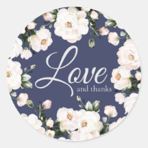 Liefde en Bedankt Paarse Elegant White Roses Weddi