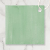 Liefde en Bedankt Rustic Greenery Vrijgezellenfees Bedankjes Labels (Achterkant)