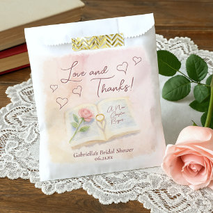 Liefde en Bedankt Storybook Romance Vrijgezellenfe Bedankzakje