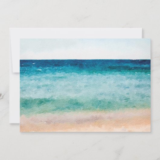 liefde en bedankt tropische het strand van de (Achterkant)