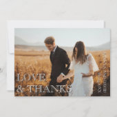 Liefde en Bedankt Trouwfoto Dusty Roos (Voorkant)