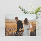 Liefde en Bedankt Trouwfoto Dusty Roos (Staand voorkant)