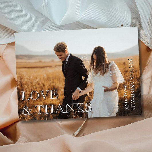 Liefde en Bedankt Trouwfoto Dusty Roos