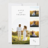 Liefde en Bedankt Weddenschap Foto Hartelijk dank (Voorkant)