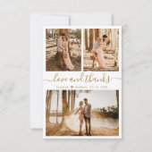 Liefde en Bedankt White Gold Weddenschap Hartelijk (Voorkant)