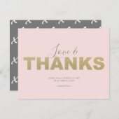 Liefde en Bedankt X en O Dank u wel (Voorkant / Achterkant)