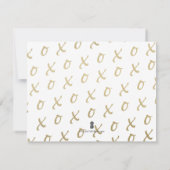 Liefde en Bedankt XOXO Hartelijk dank (Achterkant)