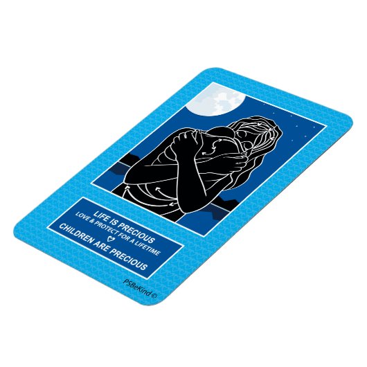 Liefde en bescherming 1_Flexible Magnet 4"x6" Magneet (Linkerzijde)