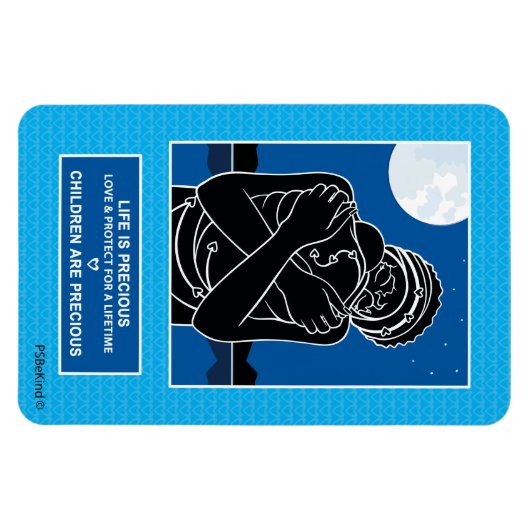 Liefde en bescherming 3_Flexibel Magnet 4"x6" Magneet (Horizontaal)