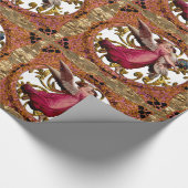 Liefde en bescherming in de armen van een engel cadeaupapier (Hoek)