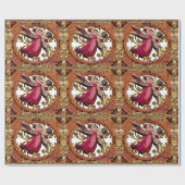 Liefde en bescherming in de armen van een engel cadeaupapier (Vlak)