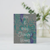 Liefde en blijf voor het Jonge Briefkaart (Staand voorkant)