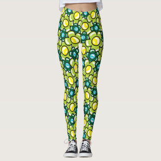 Liefde en bloemen leggings