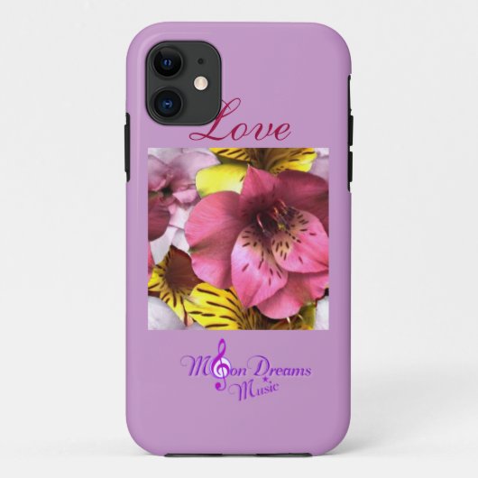 Liefde en bloemen Stoere Xtreme iphone 5 Hoesje (Achterkant)