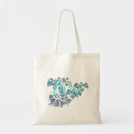 Liefde en bloemen tote bag (Voorkant)