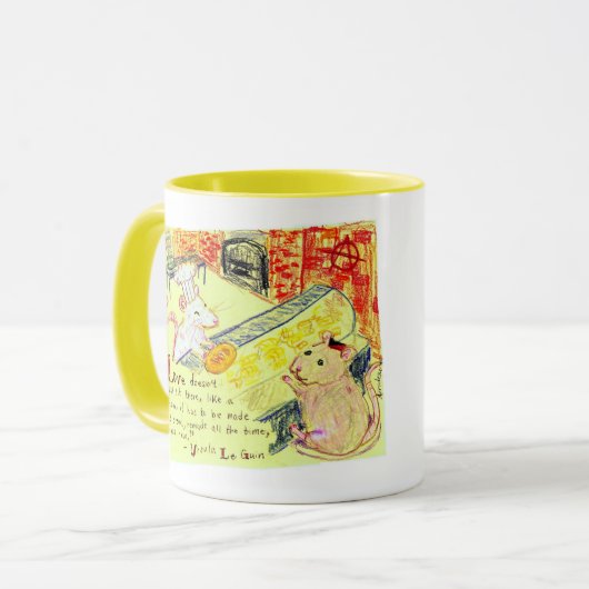 Liefde en Brood Anarchist Bakkerij Ratten Mok (Voorkant links)