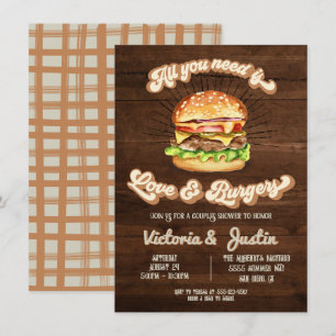 Liefde en Burgers koppels bruidsfeest Kaart