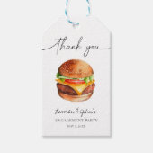 Liefde en Burgers Verlovingspartij Cadeaulabel (Voorkant)