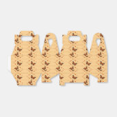 Liefde en Butterflies in sinaasappel Bedankdoosjes (Uitgevouwen)