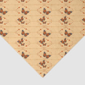 Liefde en Butterflies in sinaasappel Tissuepapier (Detail)