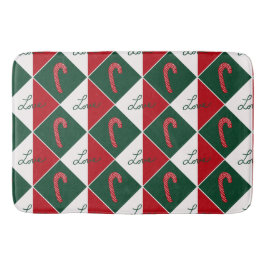 Liefde en Candy Canes Badmat