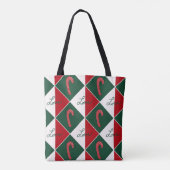 Liefde en Candy Canes Tote Bag (Achterkant)