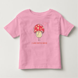 Liefde en champignons kinder shirts
