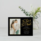 Liefde en Cherish FOLIE Save the Date Briefkaart (Staand Voorkant)