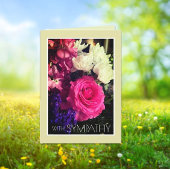 Liefde en condoleances! Speciale sympathiekaart Kaart