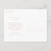 Liefde en Dank Baby Foto Geboorteaankondiging Briefkaart (Achterkant)