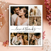 Liefde en Dank Foto Collage Trouw Dankjewel