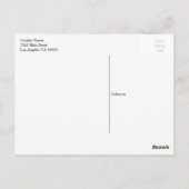 Liefde en dank je bruiloft dank je briefkaart (Achterkant)