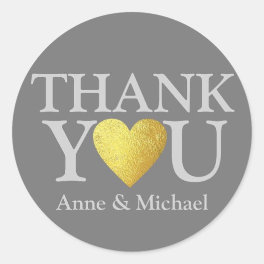 liefde en dank je . trouwfeesten ronde sticker (Voorkant)