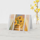 LIEFDE EN DANK OP MOEDERDAG FLORAL KAART (Gele Bloem)