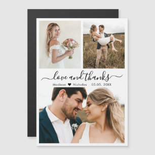 Liefde en Dank Script Collage Trouw Dankjewel