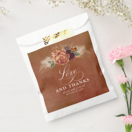 Liefde en Dank Terracotta Bloem Boho Cadeautjes Bedankzakje
