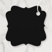 Liefde en Dank Typografie Bruidsfeestje Bedankjes Labels (Achterkant)