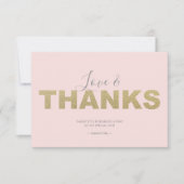 Liefde en Dank Valentijnsdag Dank Kaarten (Voorkant)