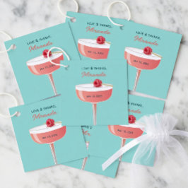 Liefde en Dankbaarheid Aangepast Cadeautag met Coc Bedankjes Labels
