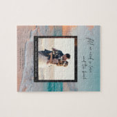 Liefde en de Beach Wedding Foto Legpuzzel (Horizontaal)