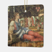 Liefde en de maagd van John Stanhope Keramisch Ornament (Links)