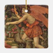 Liefde en de maagd van John Stanhope Keramisch Ornament (Achterkant)